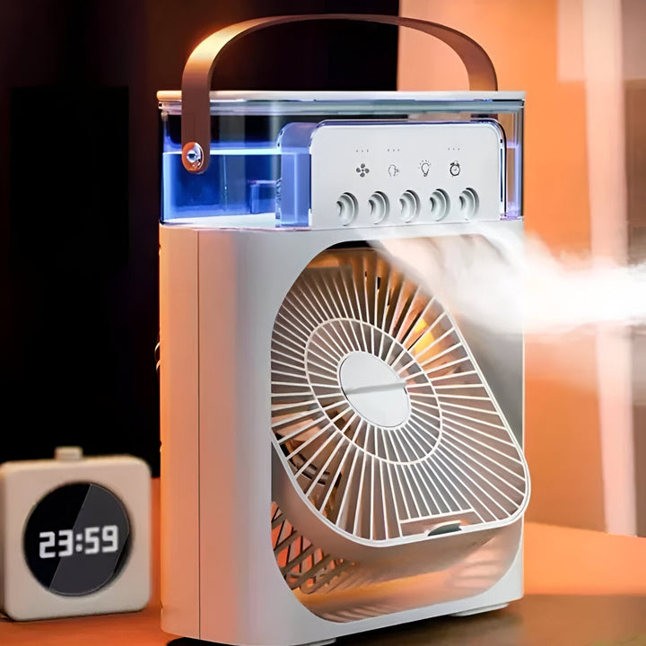 3-in-1 Air Cooler Humidifier | Portable, Adjustable Fan Speeds & Ideal for Bedrooms, Offices & Small Spaces | Kalsten