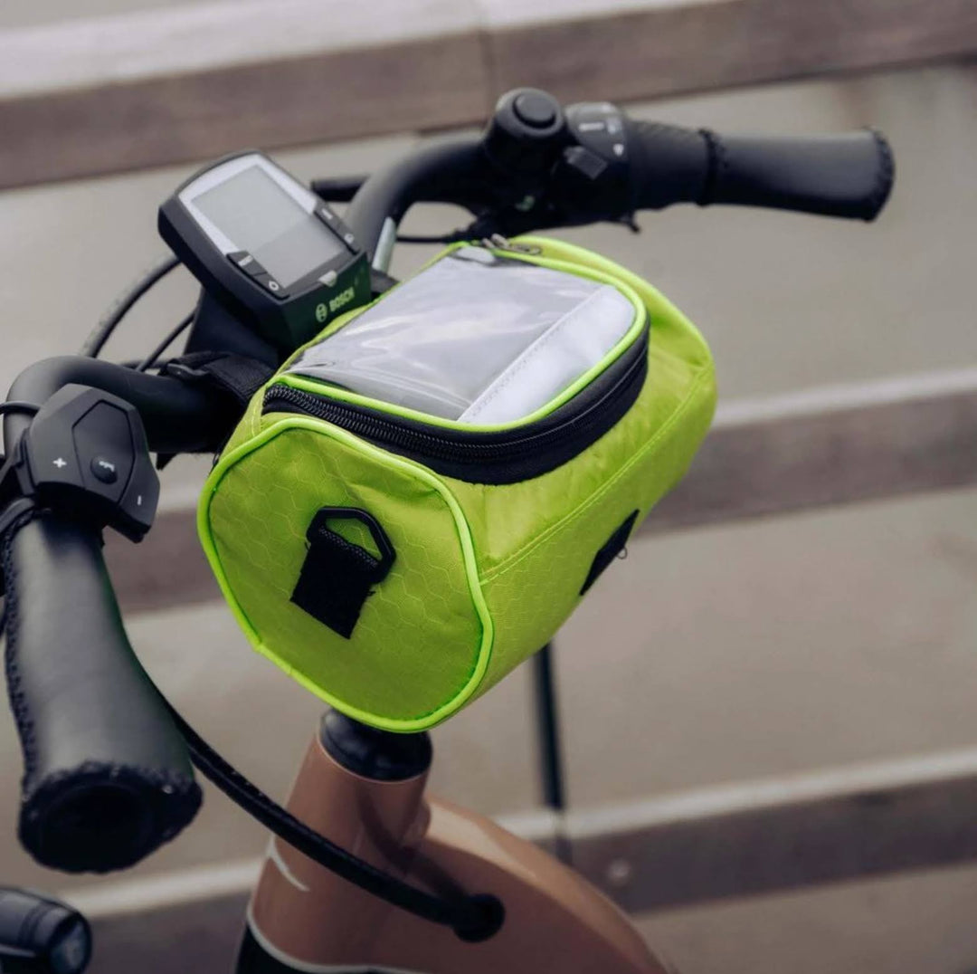 Kalsten | Waterproof Bicycle Bag with Phone Window – Adjustable Handlebar Bag