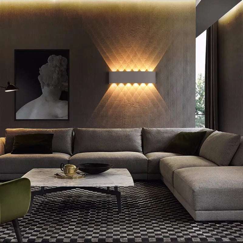 Modern White Waterproof LED Wall Lamp Noxord