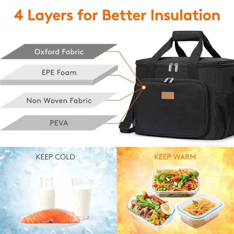 Insulated lunch bag with cooling function, 15 liters | Kalsten