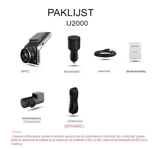 Kalsten | 4K Dual Dash Cam Front and Rear – F1.8 Lens, Night Vision & 24/7 Parking Mode | DriveCam