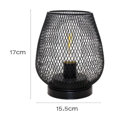 AuroraMesh Table Lamp Set – Industrial Style with Warm Ambient Lighting | Kalsten