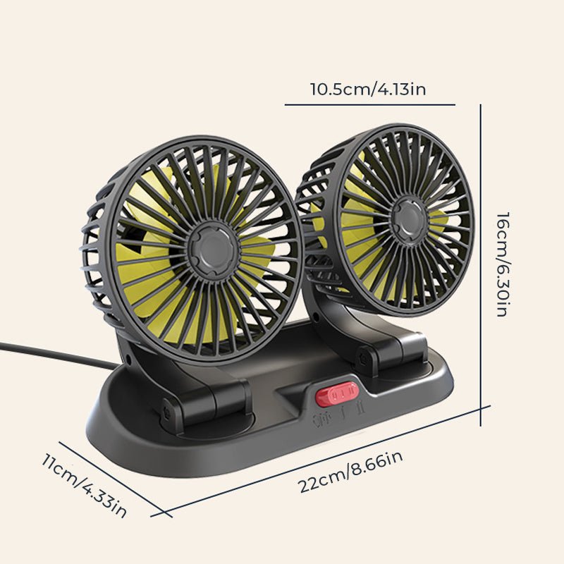 Auto-Cooling Fan | Enjoy a pleasant breeze while driving! | Kalsten