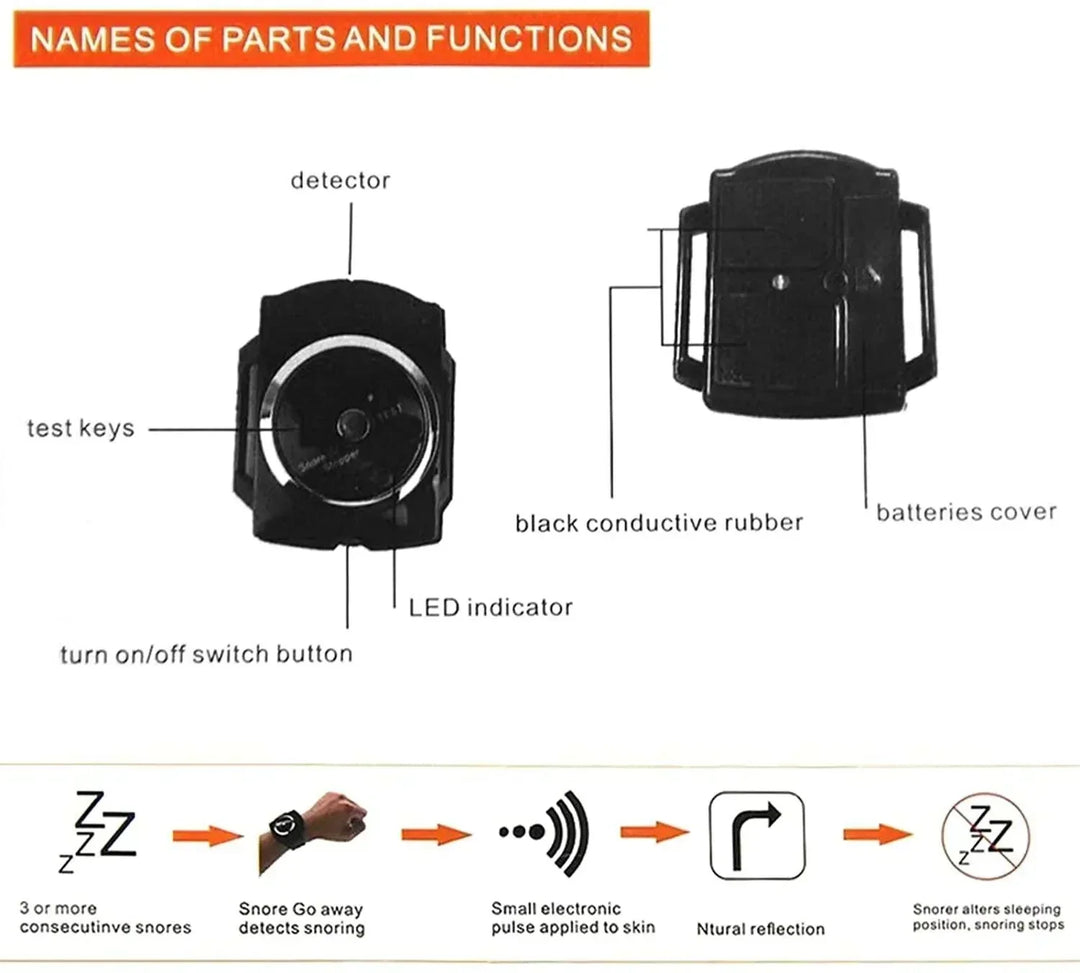 Kalsten | Intelligent Anti-Snore Bracelet - SnoreFree