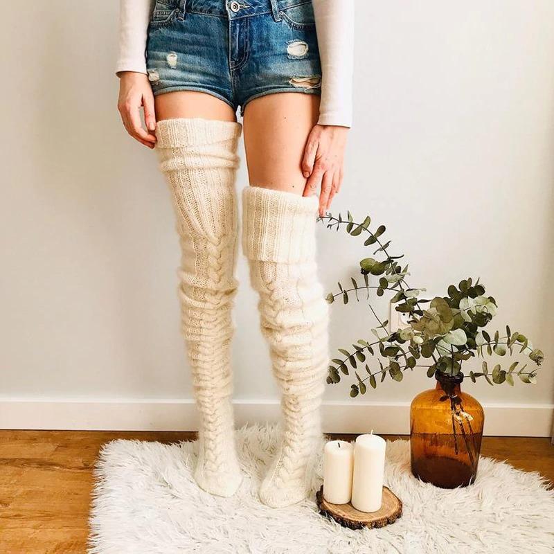 Kalsten | Winter Soft Warm Over Knee Extra Long Knitted Socks