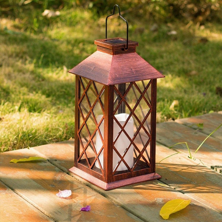 Retro Waterproof LED Bronze Antique Outdoor Lanterns Solar Lights Lamp | Kalsten
