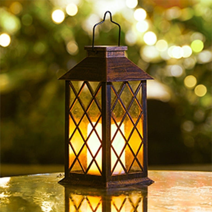 Retro Waterproof LED Bronze Antique Outdoor Lanterns Solar Lights Lamp | Kalsten