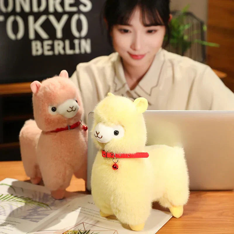 Kalsten | Fluffy Alpaca Llama Plushies with Bell