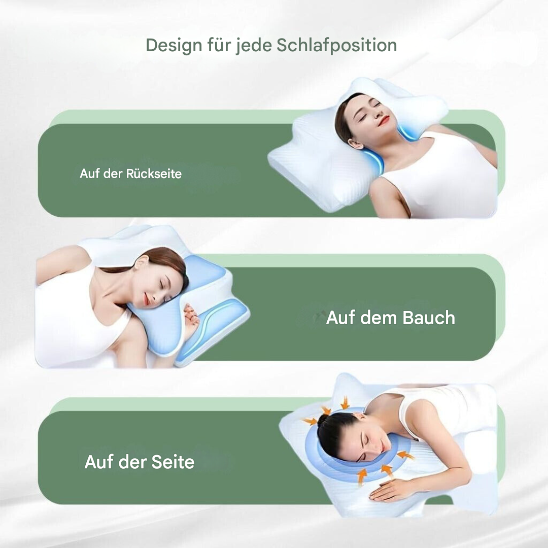 RelaxNeck Ergonomic Memory Foam Pillow – Support for Neck and Back | Kalsten