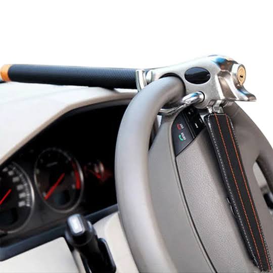 Kalsten | Adjustable Steering Wheel Lock with Triple Locking – Strong Theft Prevention