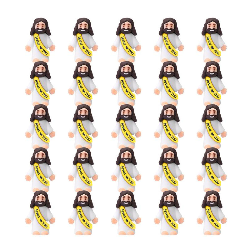 Kalsten | Mini Jesus Figurines With Jesus love You Slogan
