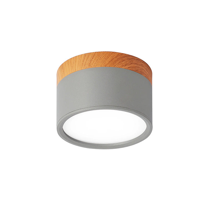 Modern Cylinder LED Flush Mount Ceiling Lamp Noxord