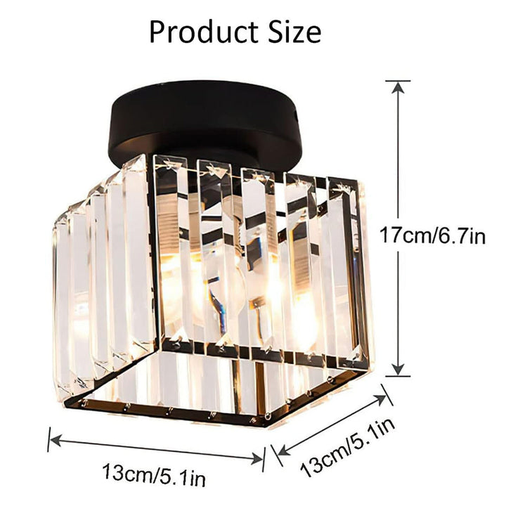 Crystal Glass Modern Ceiling Lamp Noxord