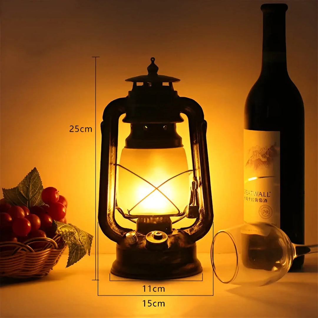 Industrial LED Hanging Lamp - for Cozy Evenings & Outdoor Use Noxord