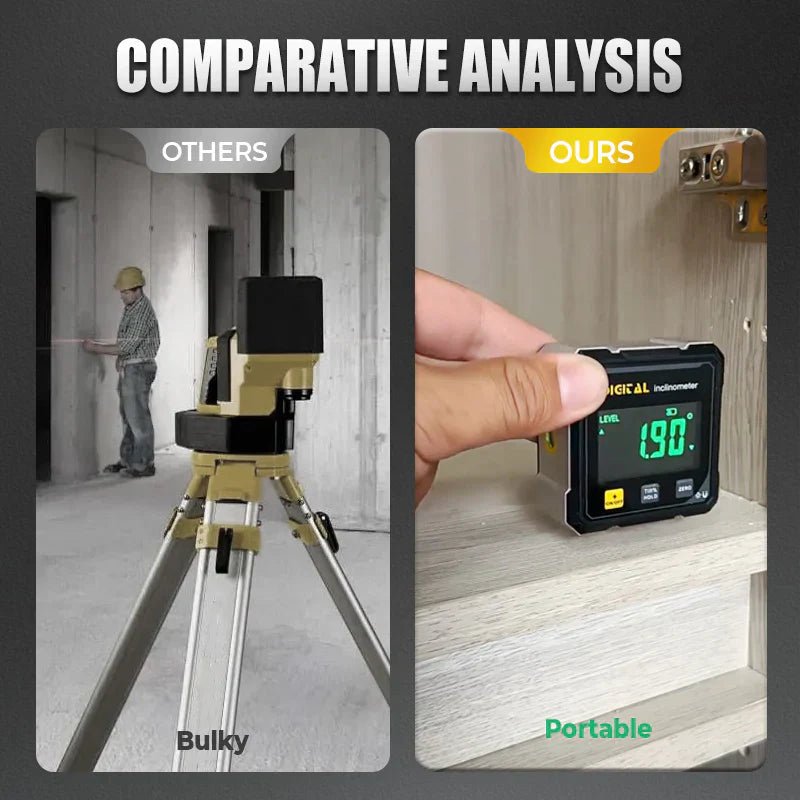 LASERSCAN – Digital 4-sided magnetic laser angle scanner