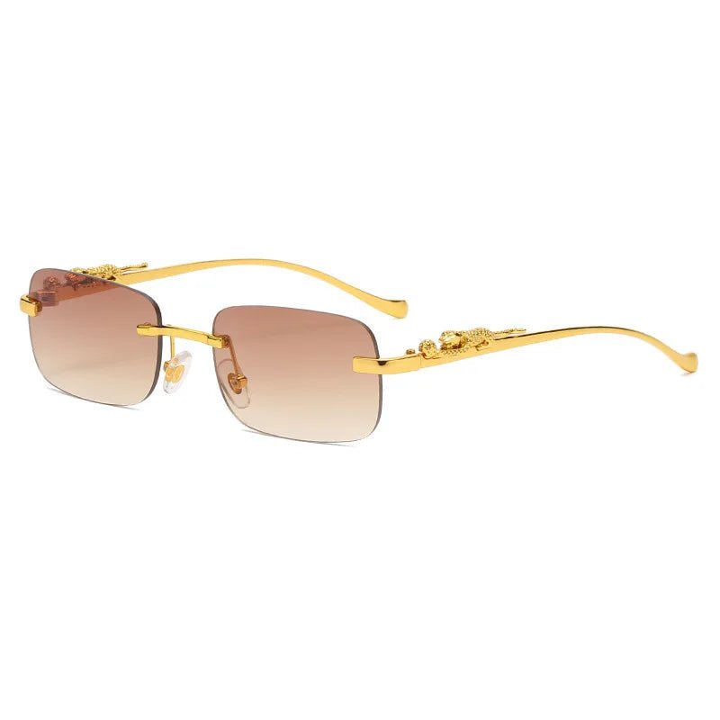 Kalsten | LEOPARDVIEW – Stylish Rimless Sunglasses with UV400 Protection