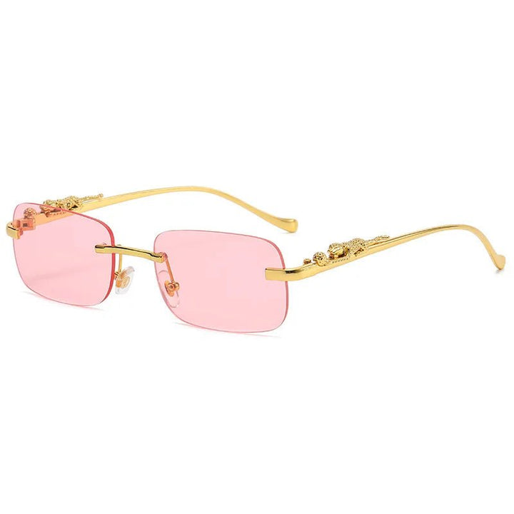 Kalsten | LEOPARDVIEW – Stylish Rimless Sunglasses with UV400 Protection