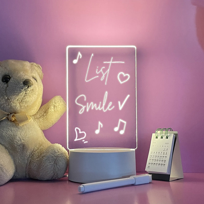 LED Acrylic Message Board Light Noxord