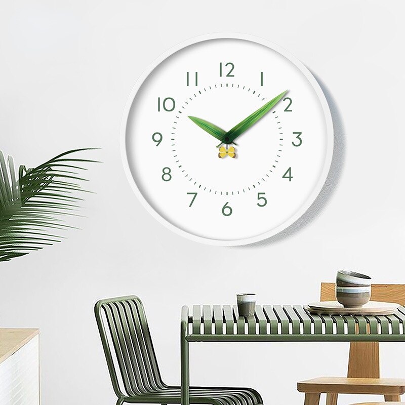 Kalsten | Timeless Perch Clock - Chic Natural Time Clock with Bird and Flowers