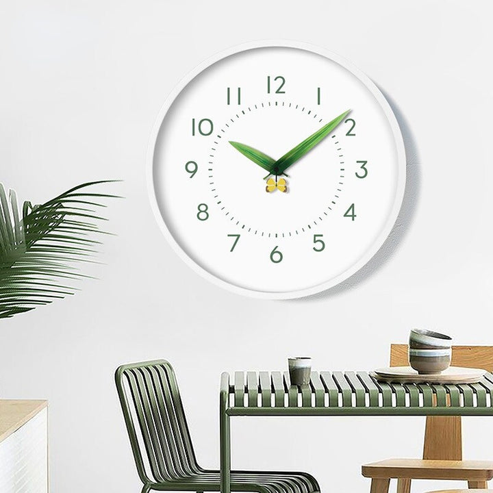 Kalsten | Timeless Perch Clock - Chic Natural Time Clock with Bird and Flowers