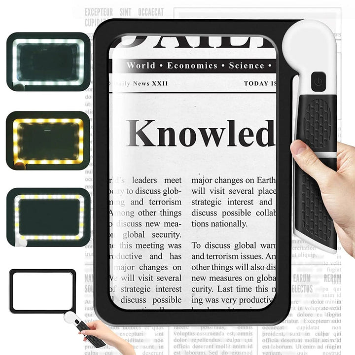 Kalsten | Page-Filling Magnifying Glass – Large magnifying glass for reading and inspection