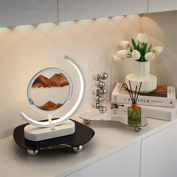 LUMISAND – 3D LED Flowing Sand Art Table Lamp with USB Charging | Kalsten