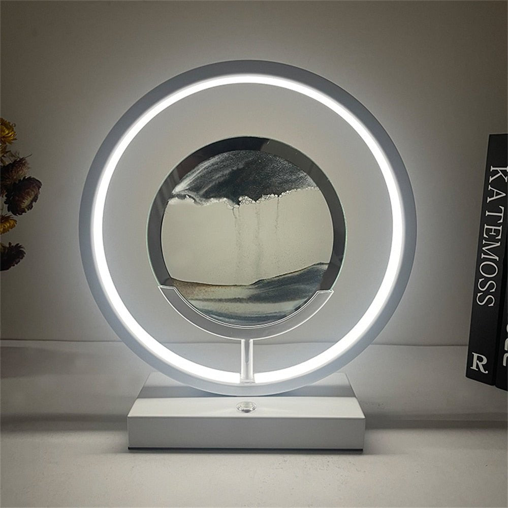 LUMISAND – 3D LED Flowing Sand Art Table Lamp with USB Charging | Kalsten