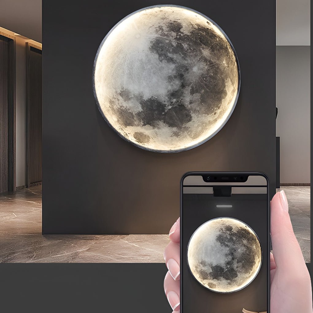 Lunar Moon Dimmable LED Modern Wall Lamp Wall Sconces Lighting Wall Lights | Noxord