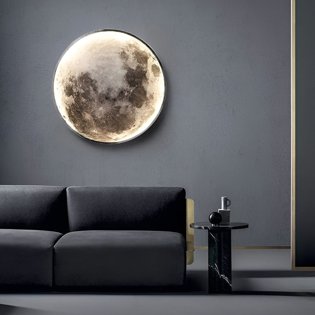 Lunar Moon Dimmable LED Modern Wall Lamp Wall Sconces Lighting Wall Lights | Noxord