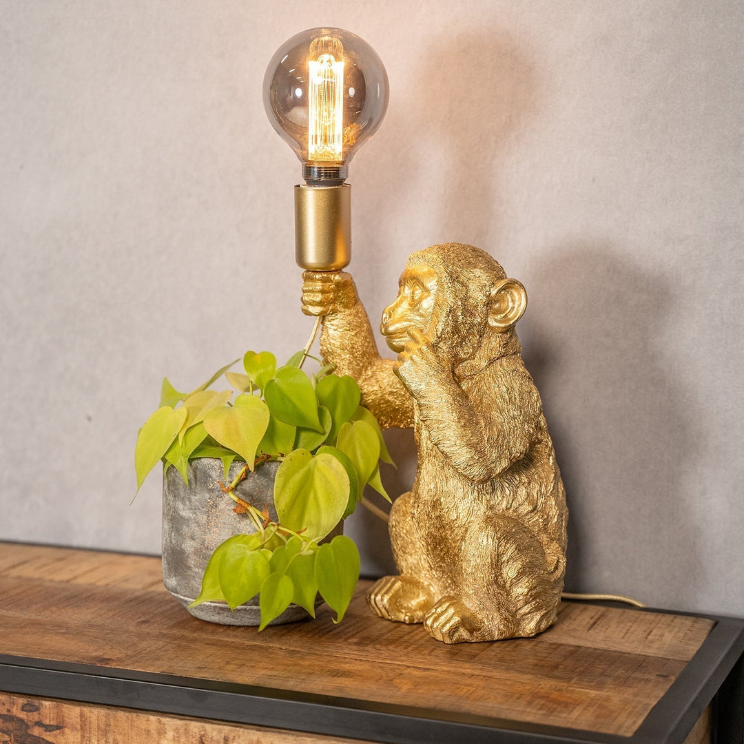 Luxe GoldenChimp Table Lamp | Kalsten