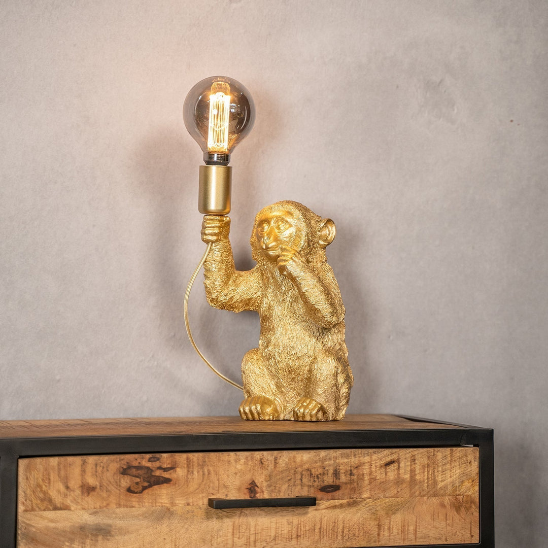 Luxe GoldenChimp Table Lamp | Kalsten