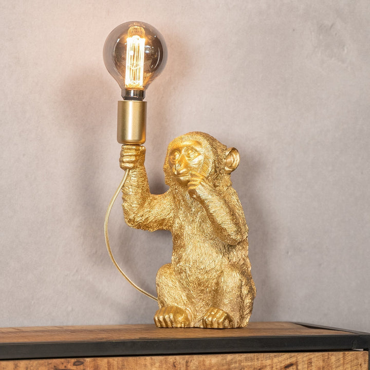 Luxe GoldenChimp Table Lamp | Kalsten