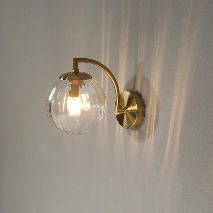 Luxury Modern Glass Wall Lamp - CrystalGlow