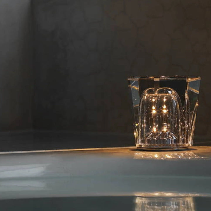 Luxe Rechargeable Diamond Crystal Table Lamp - Lumière Diamond | Kalsten