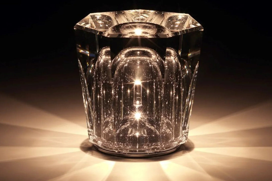 Luxe Rechargeable Diamond Crystal Table Lamp - Lumière Diamond | Kalsten