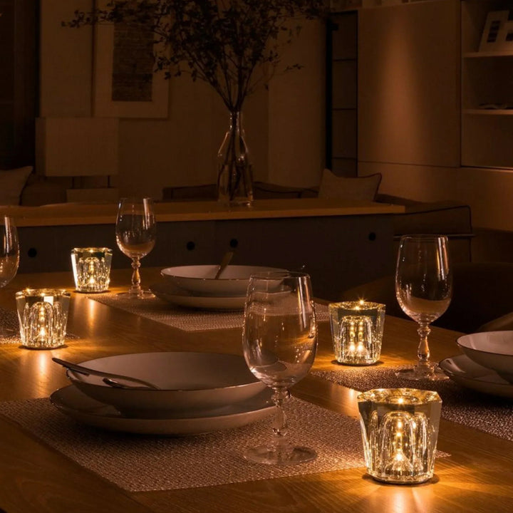 Luxe Rechargeable Diamond Crystal Table Lamp - Lumière Diamond | Kalsten