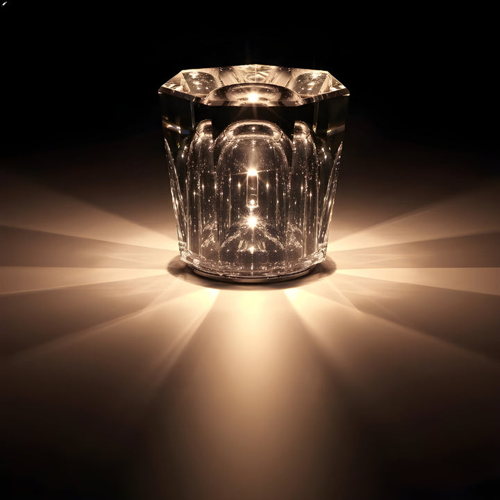 Luxe Rechargeable Diamond Crystal Table Lamp - Lumière Diamond | Kalsten