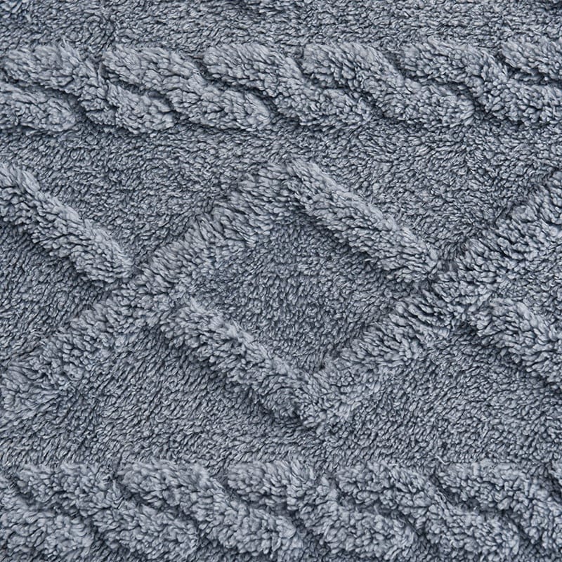 Velvet Fitted Sheet Set with Elastic Noxord