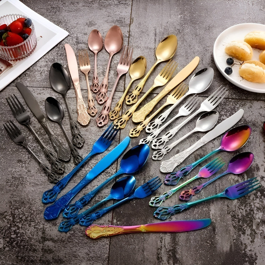 Luxury 24-piece cutlery set - RoyalCutlery