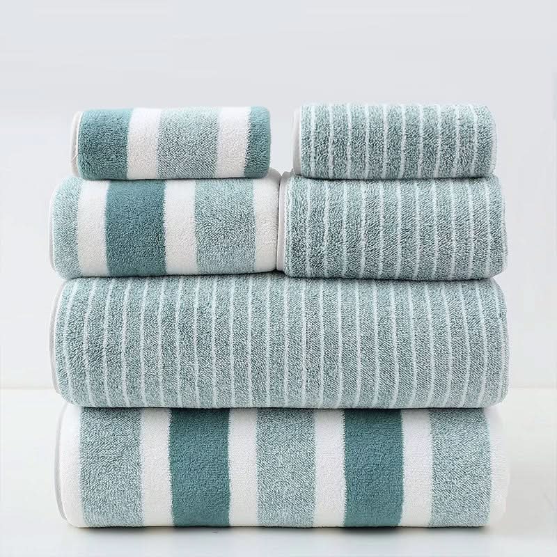 8-Piece Coral Fleece Towel Set (Quick-Dry)