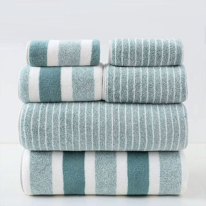 8-Piece Coral Fleece Towel Set (Quick-Dry)