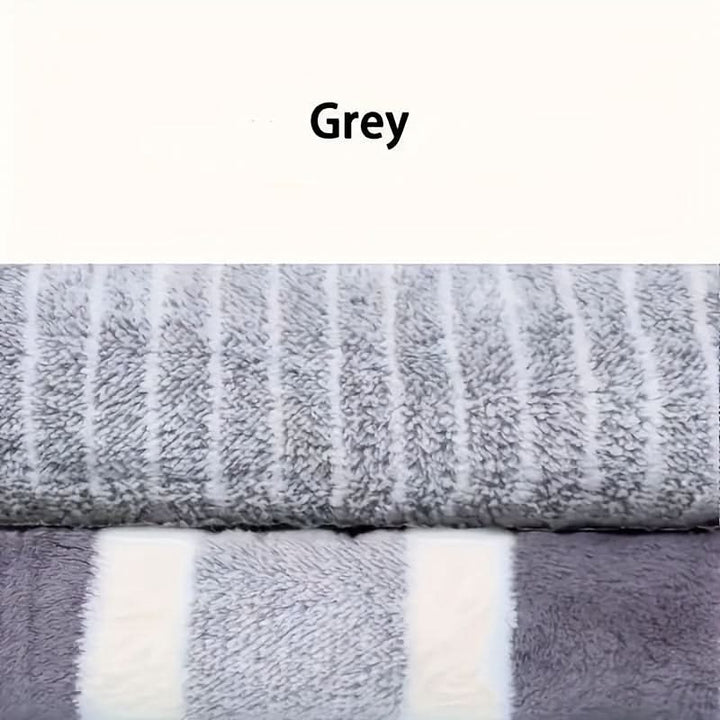 8-Piece Coral Fleece Towel Set (Quick-Dry)