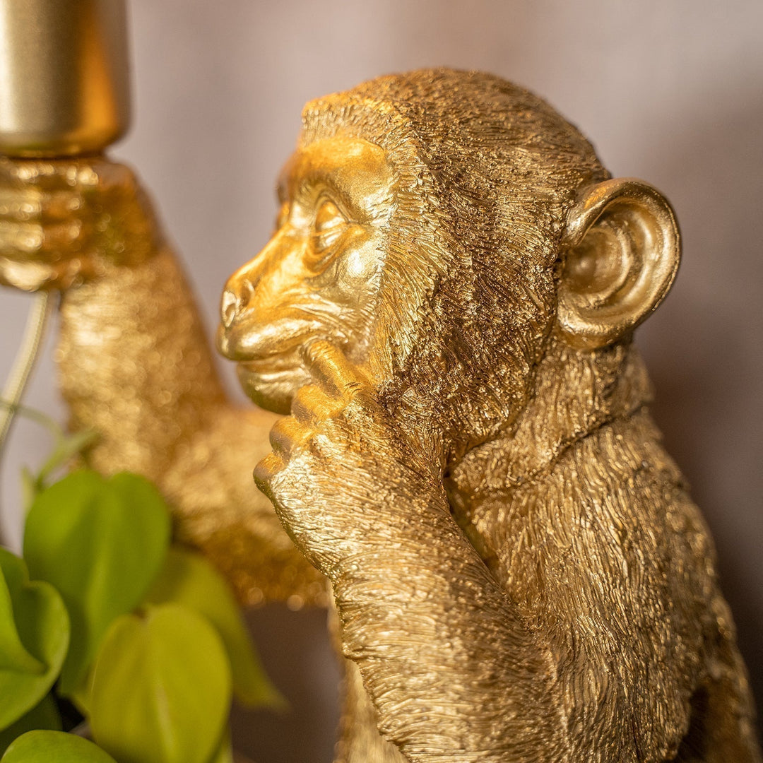 Luxury Gold Monkey Table Lamp - GoldenChimp | Kalsten