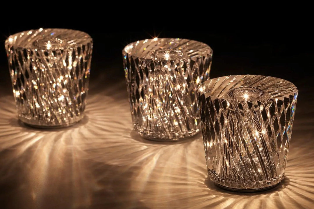 Luxury Rechargeable Diamond Crystal Table Lamp - Lumière Diamond | Kalsten