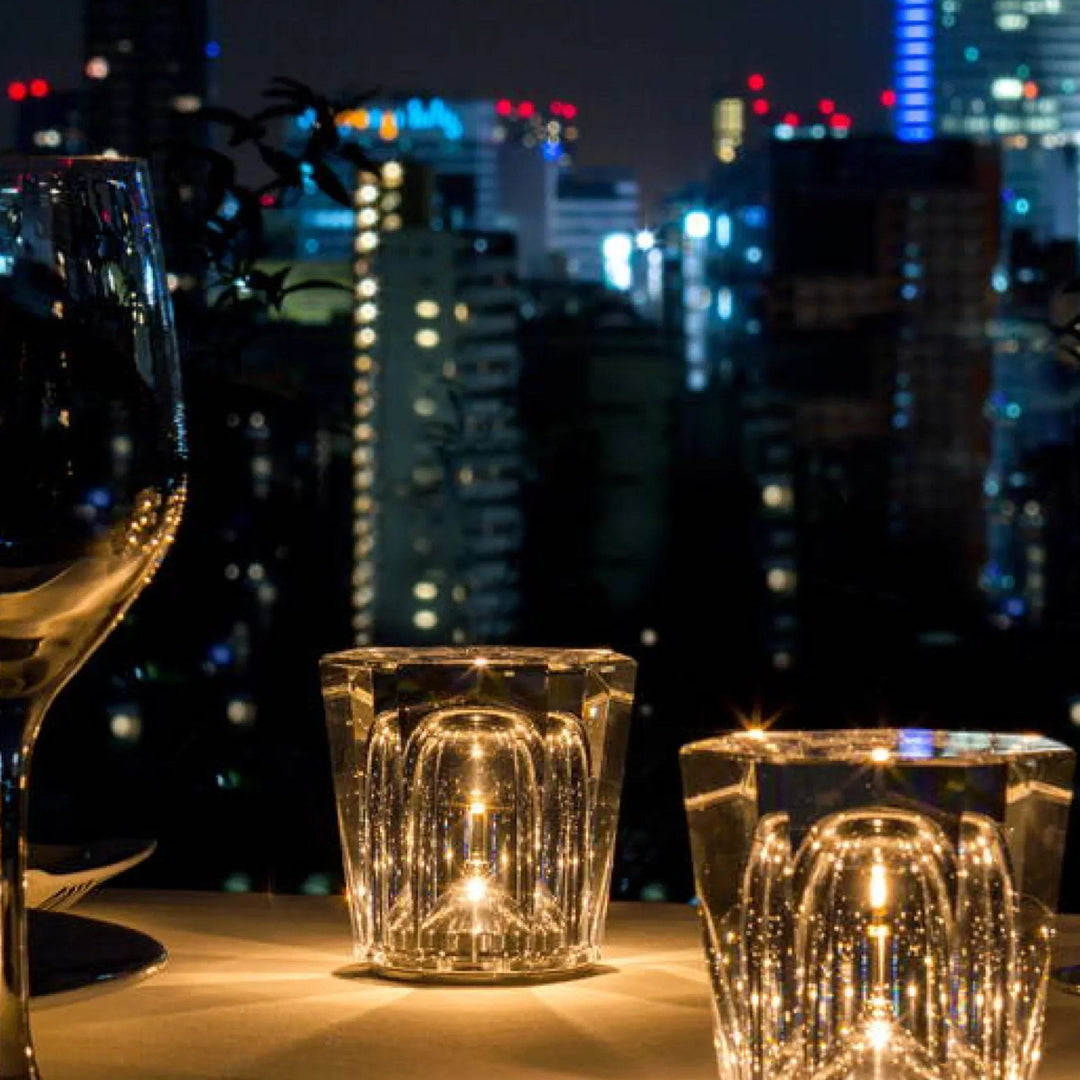Luxury Rechargeable Diamond Crystal Table Lamp - Lumière Diamond | Kalsten