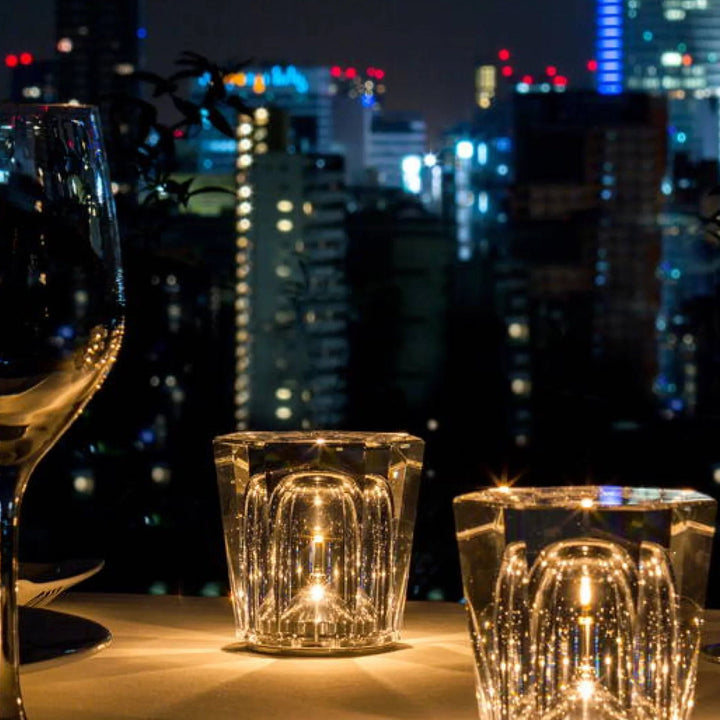 Luxury Rechargeable Diamond Crystal Table Lamp - Lumière Diamond | Kalsten