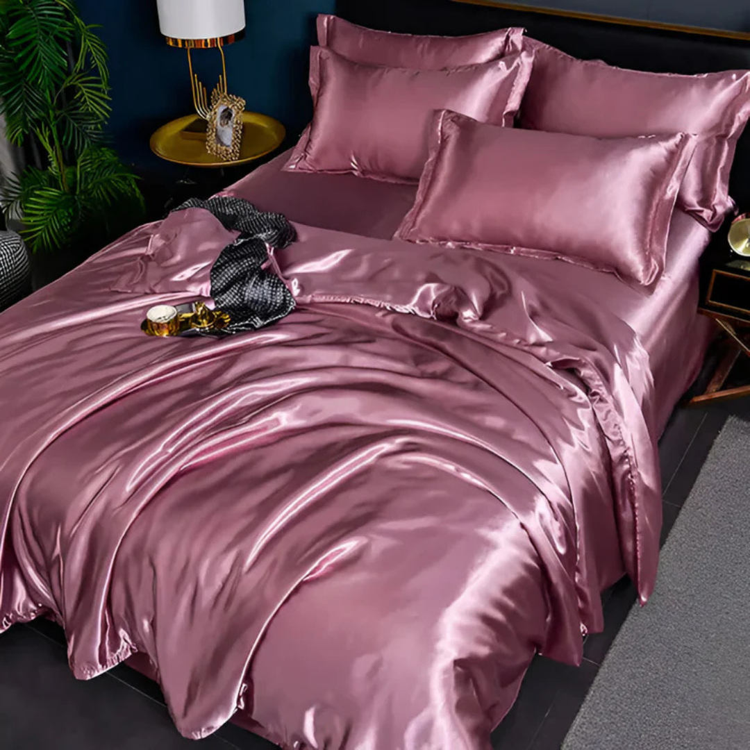 Noxord | Silk Satin Duvet Cover Bedding Set