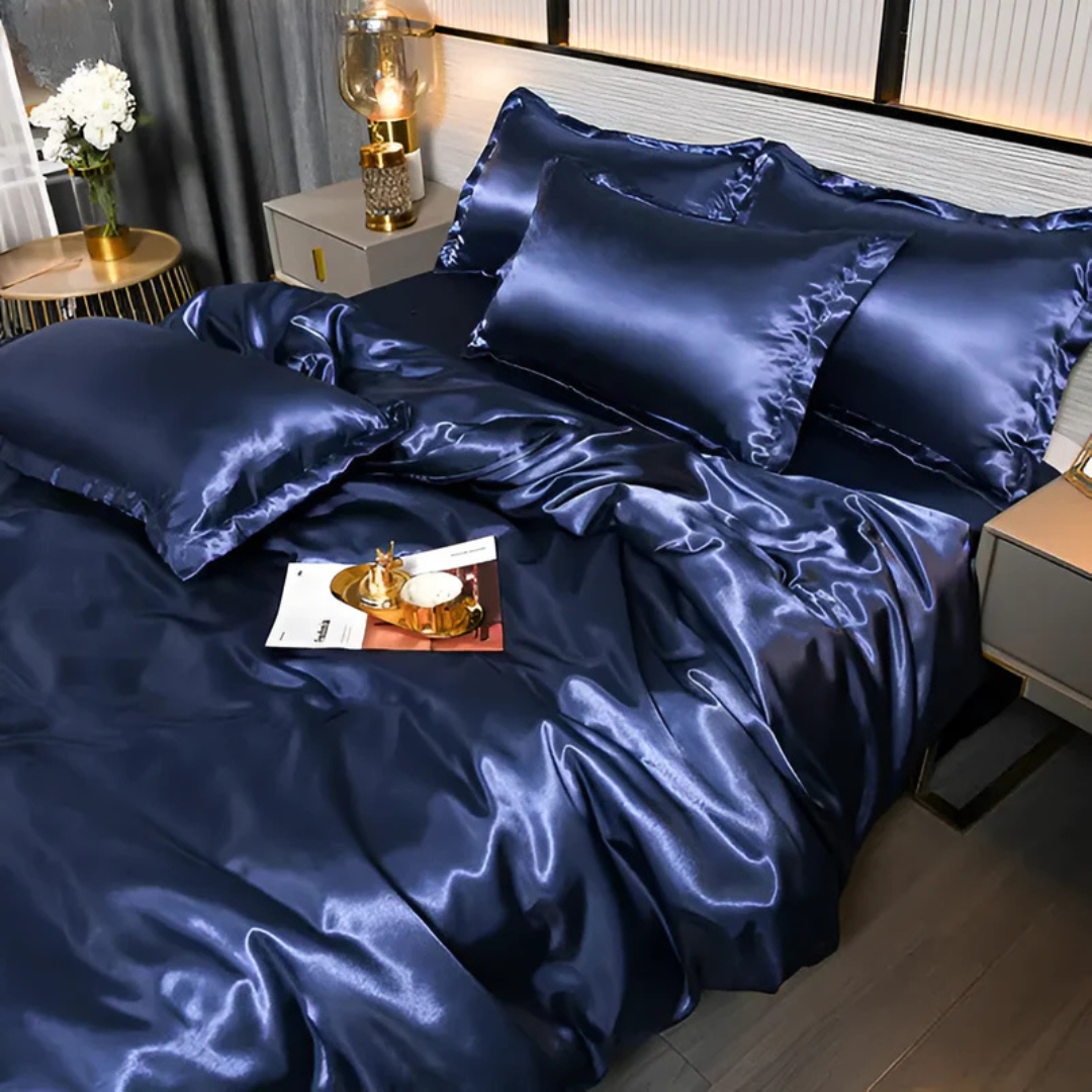 Noxord | Silk Satin Duvet Cover Bedding Set