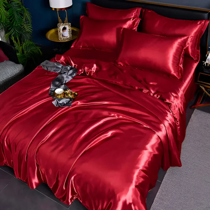 Noxord | Silk Satin Duvet Cover Bedding Set