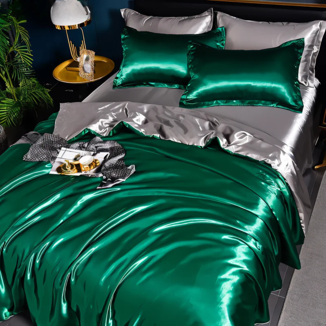 Noxord | Silk Satin Duvet Cover Bedding Set